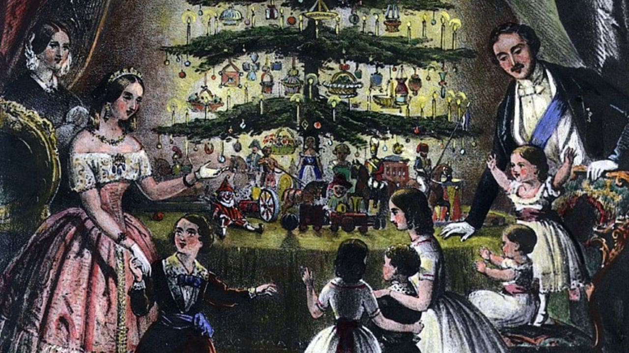 christmas tree 1848 prince albert queen victoria credit webster museum public domain