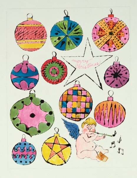 fairy and christmas ornaments andy warhol c1953 c1955